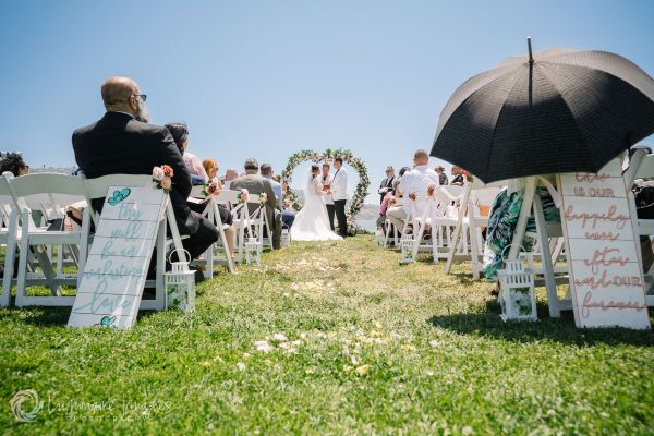 wedding ceremony in south bay
